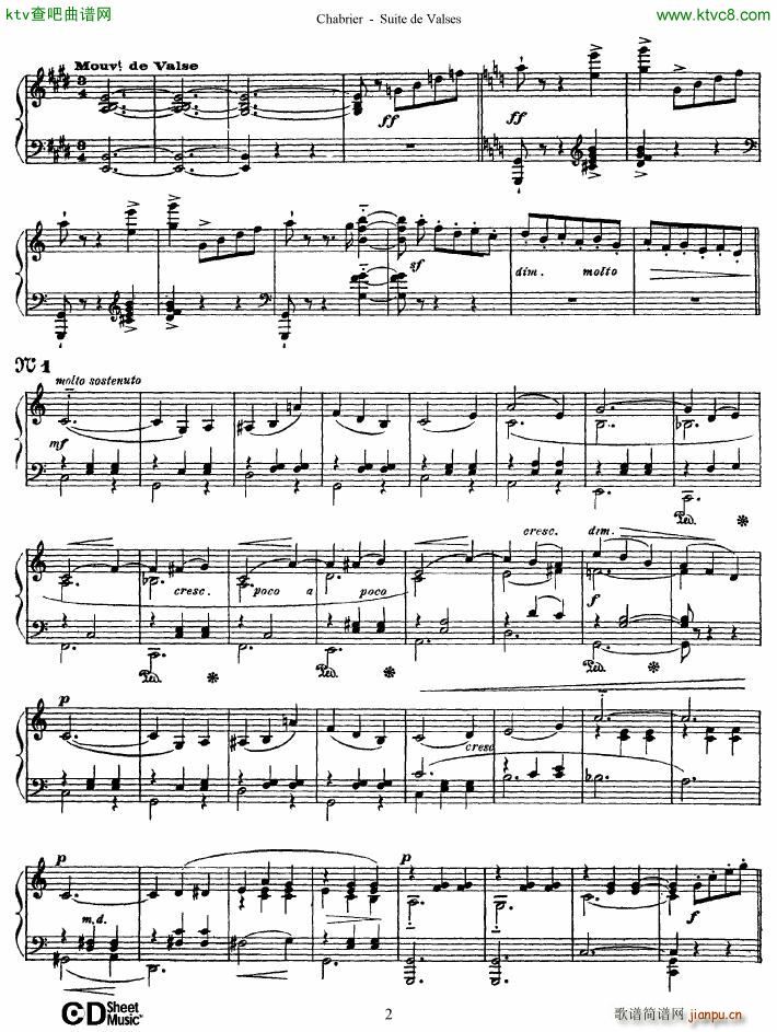 Chabrier Suite de Valses2