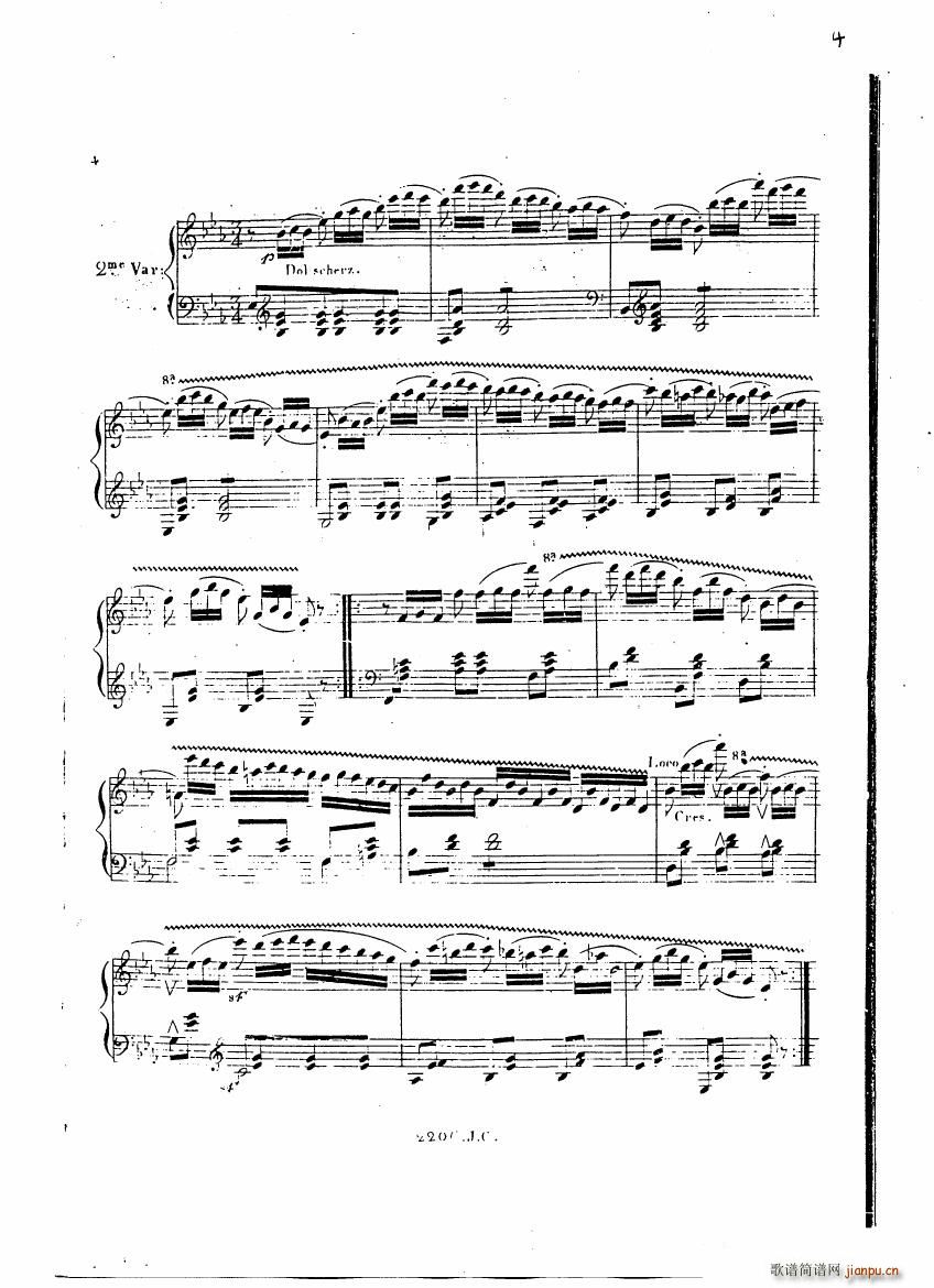 Czerny Variations brillantes3