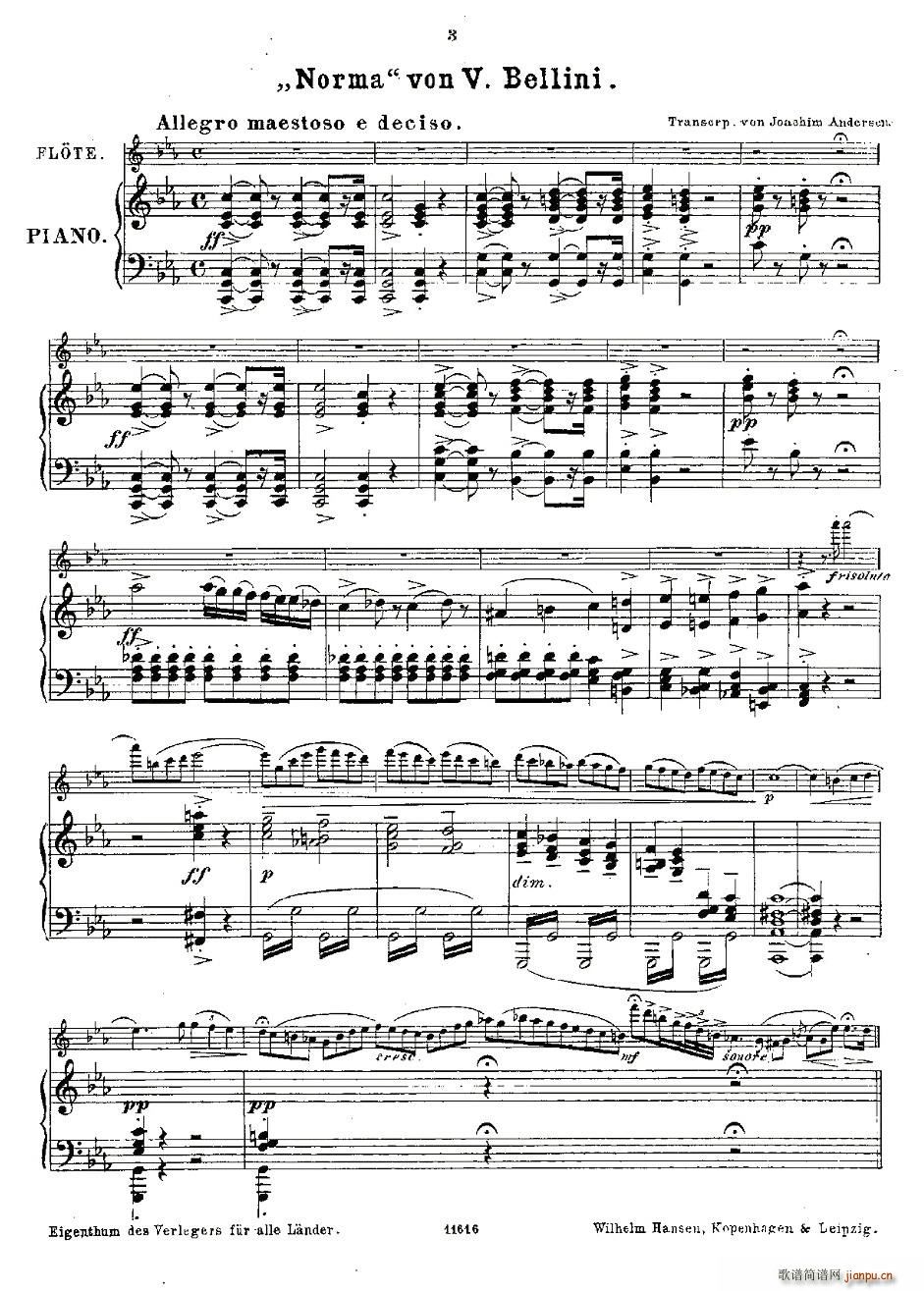 Opern-Transcriptionen.Op.45-2（长笛+钢琴伴奏）2