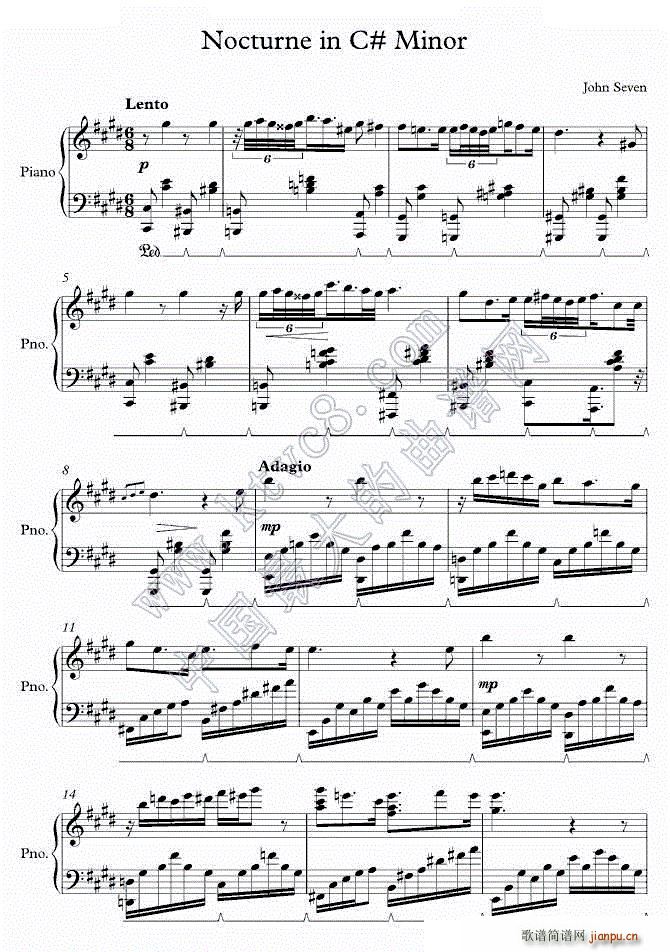 更新 Z15 升C小调夜曲 Nocturne in C Minor_漆政1
