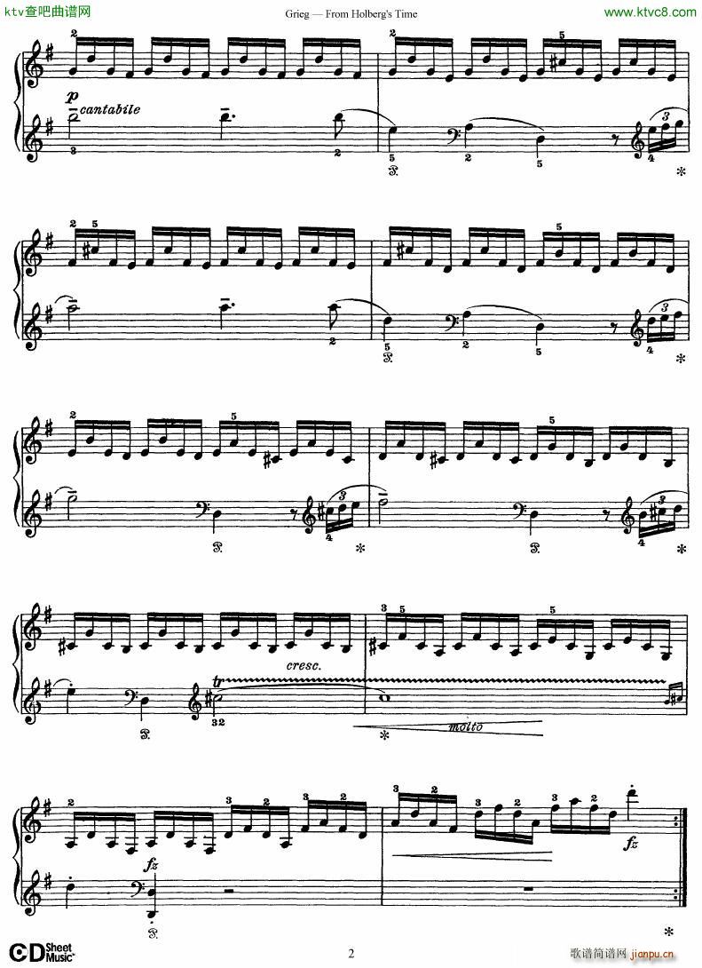 Grieg From Holberg s Time 1 52