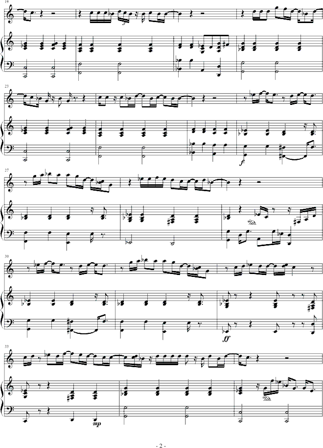 Sorry Seems To Be The Hardest Word-弹唱-钢琴谱(钢琴曲)-blue2