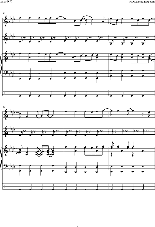 viva la vida-钢琴谱(钢琴曲)-coldplay7