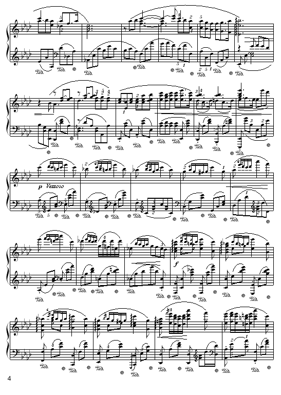 落叶的梦第二首-钢琴谱(钢琴曲)-苗波4