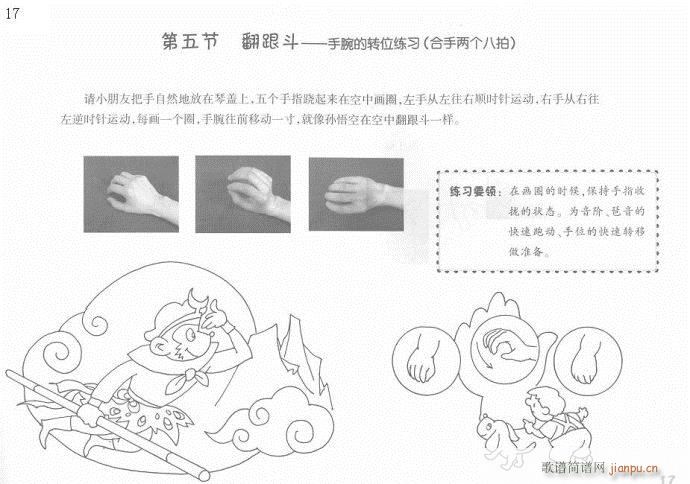 儿童钢琴入门教程  手指训练操1-2017