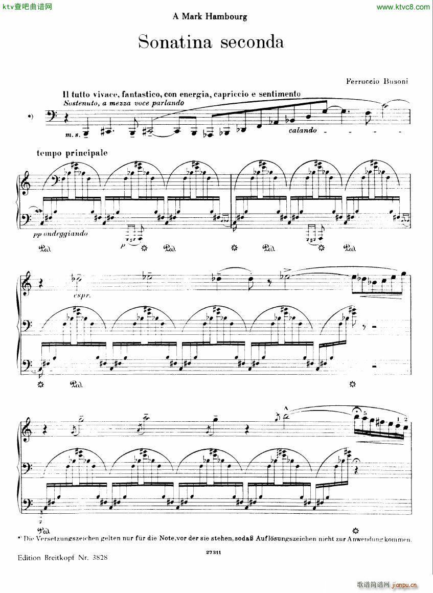 Busoni Sonatina 21
