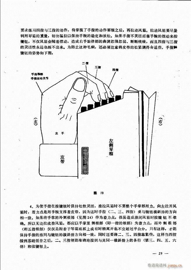 手风琴简易记谱法演奏教程 目录1-6034