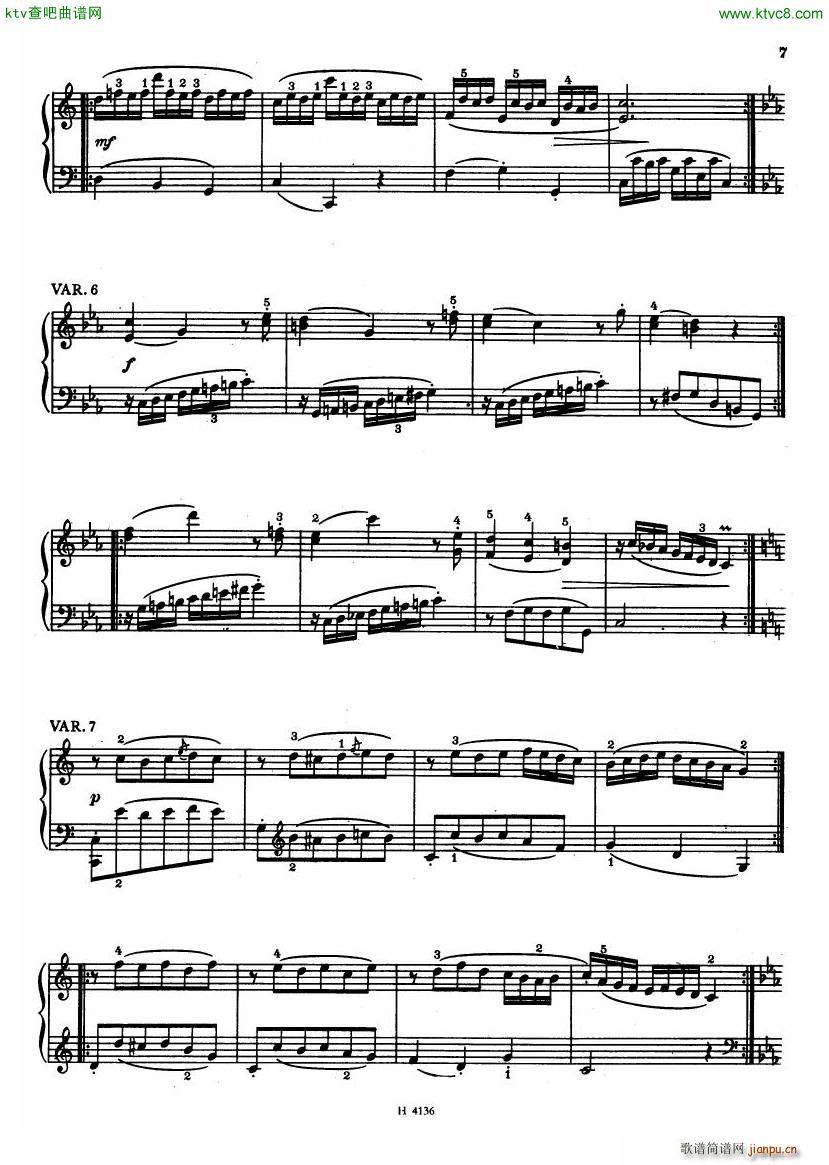 Czech piano variations from 18th century5