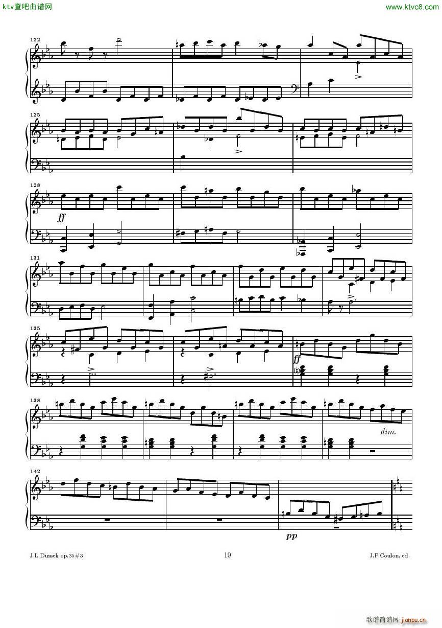 Dussek Sonate No13 op35 No319