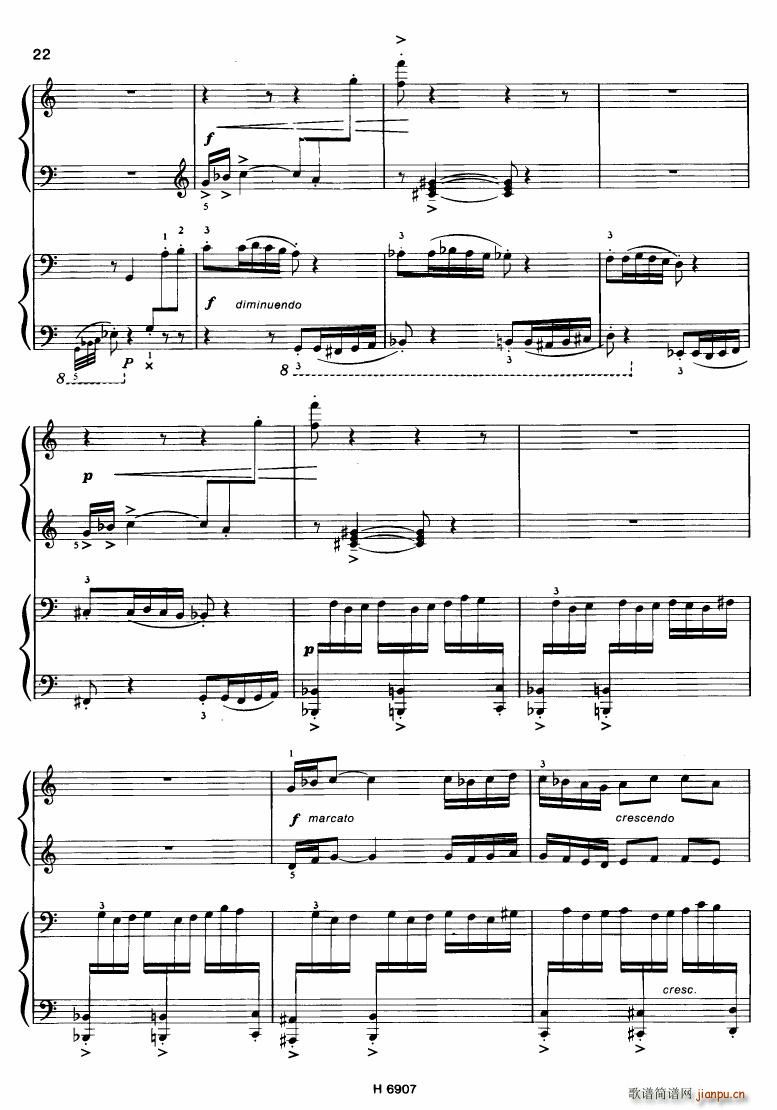 Barton Sonatina for 4 hands8