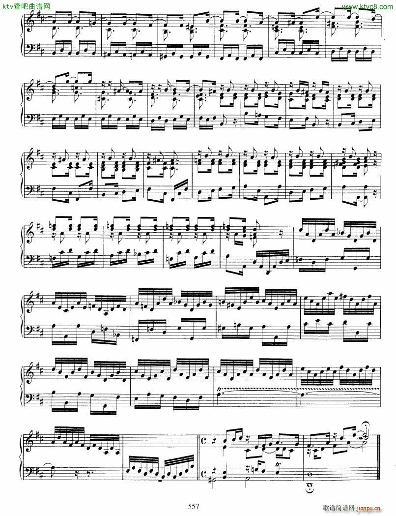Bach JS BWV 912 Toccata in D10