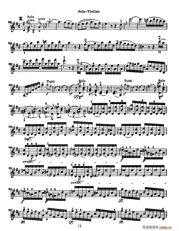 Konzert fur Violine（贝多芬小提琴协奏曲）18