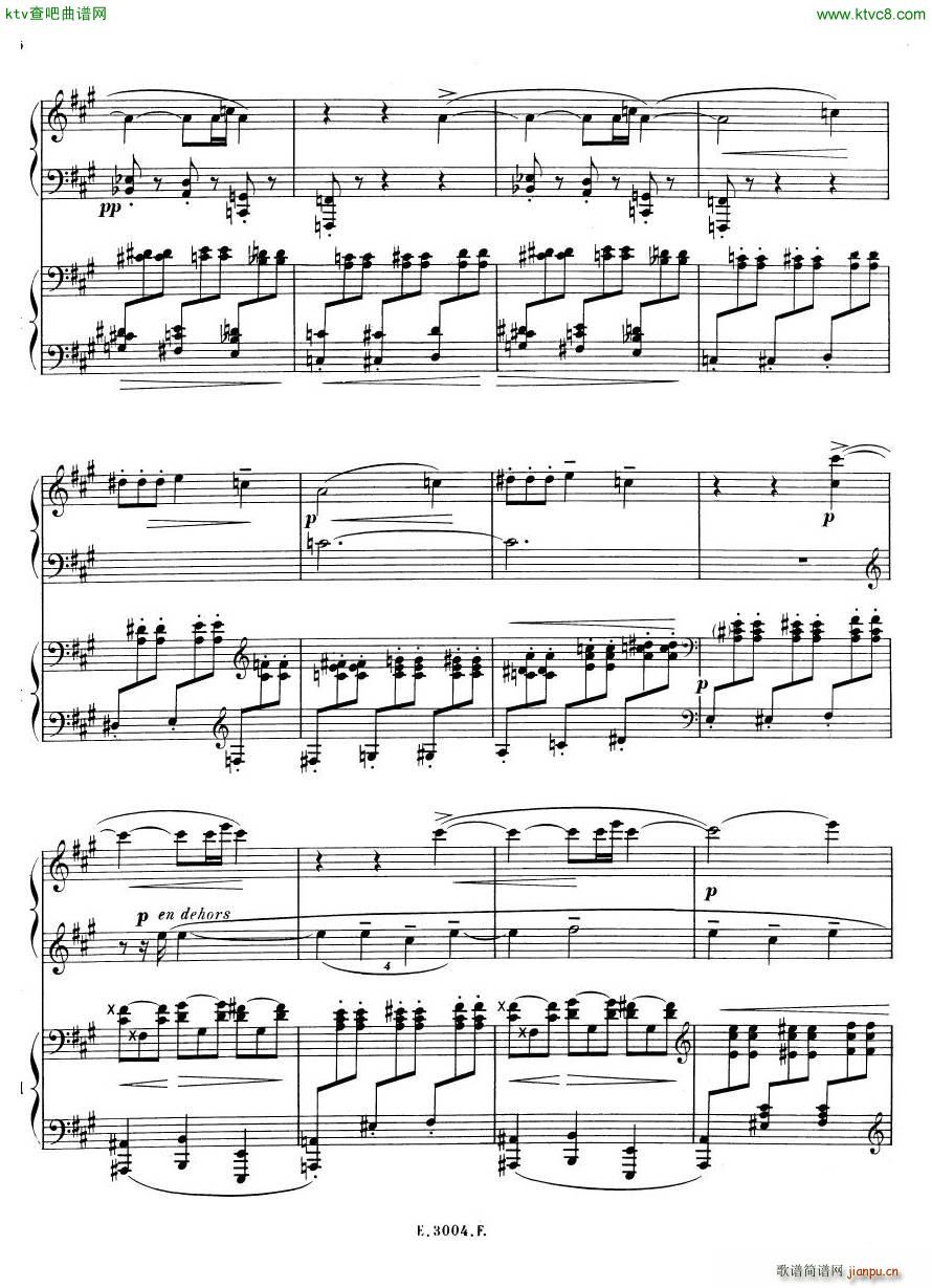 Debussy Ravel 3 Nocturnes 2pno14