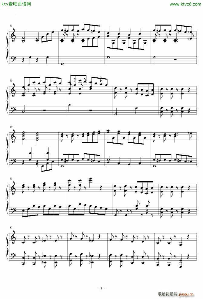 惊愕钢琴曲_海顿3