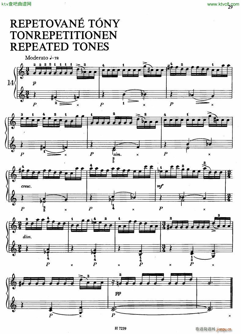 Hurnik piano etudes26