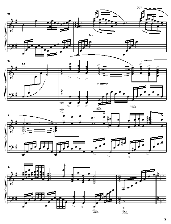 梁祝 - (市谱校正版)-钢琴谱(钢琴曲)-克莱德曼3