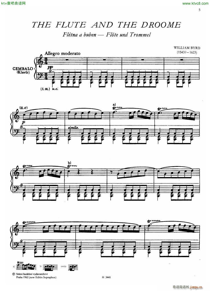 Baroque compositions for cembalo ed Ruzickova5