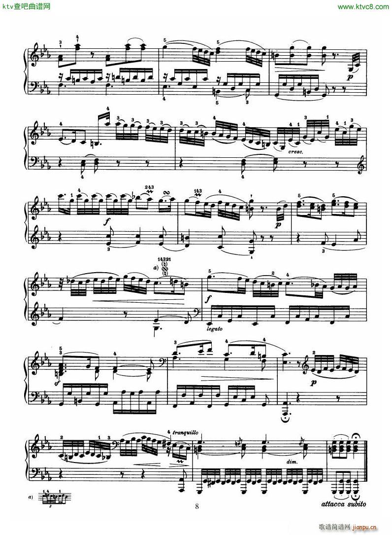 Haydn Piano Sonata No 38 In Eb8