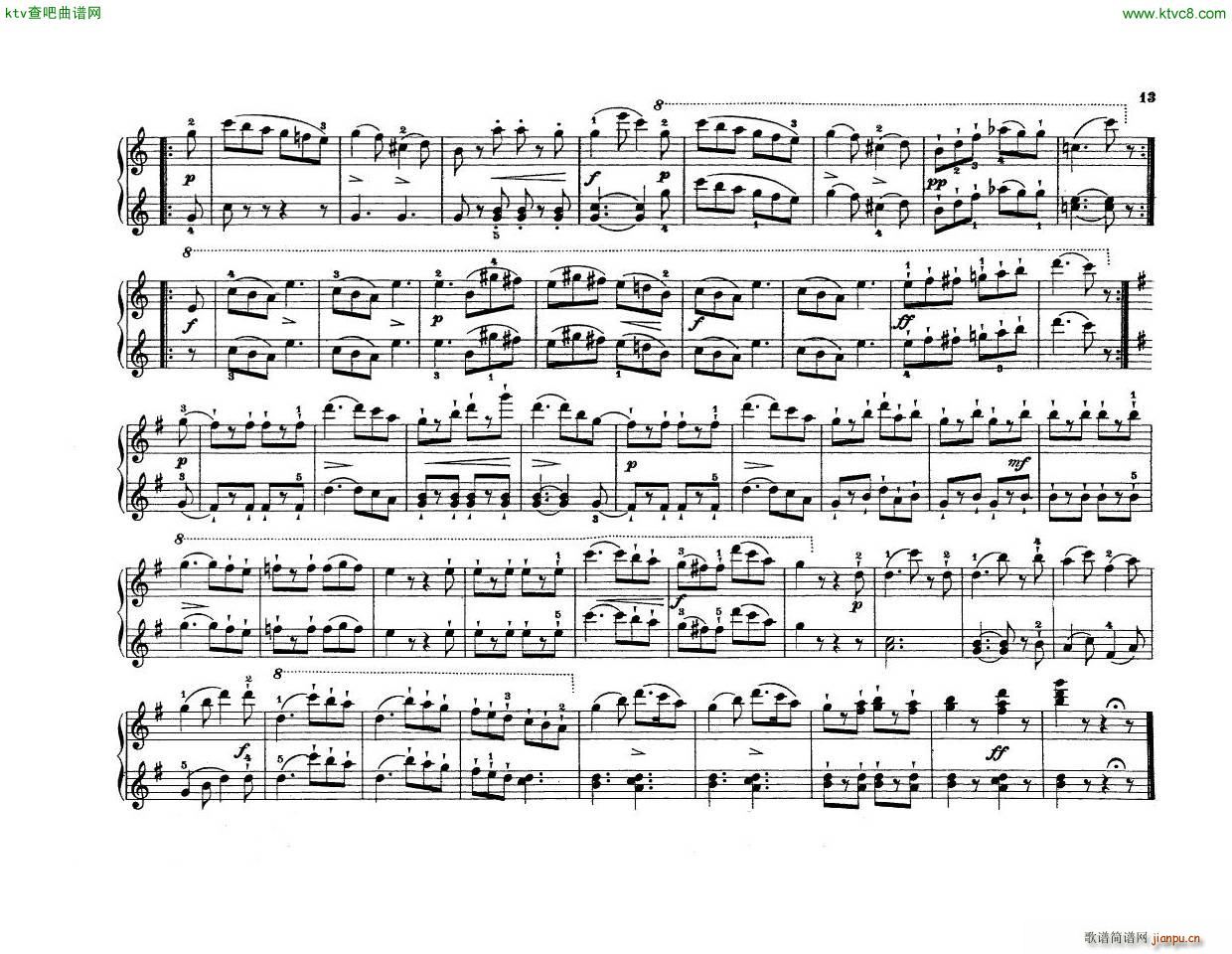 Anton Diabelli Sonates Mignonnes Op 150 Rondeau16