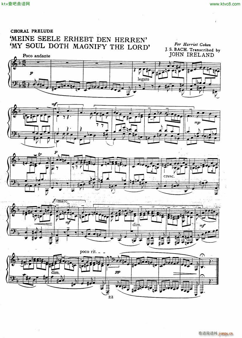 Bach JS A transcription book for Harriet Cohen25