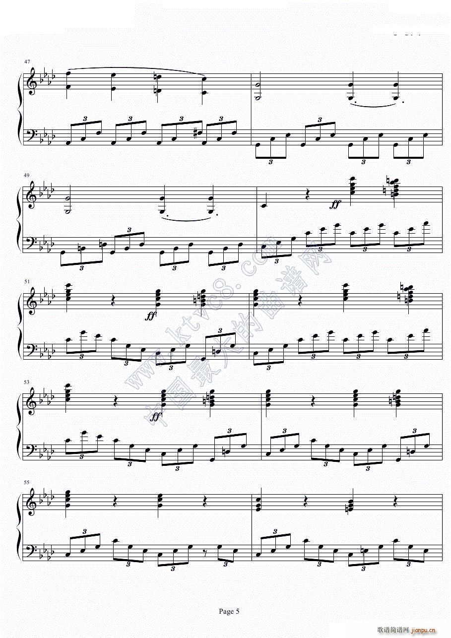 贝多芬第一钢琴奏鸣曲（作品2 第一号）5