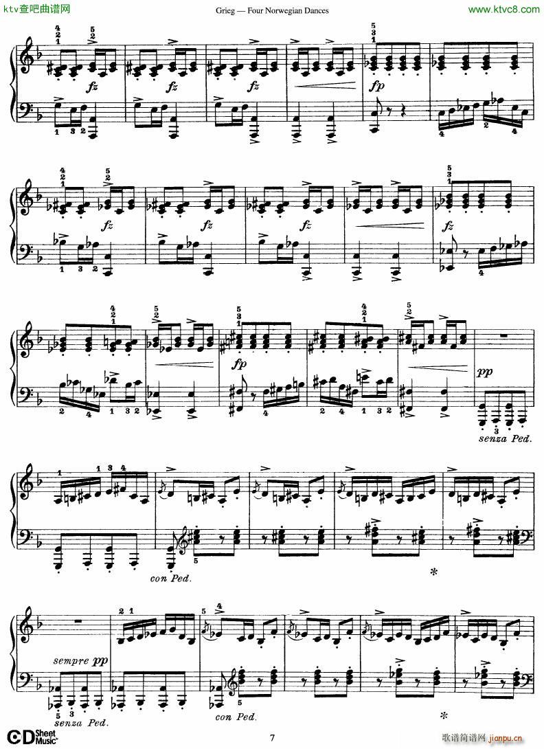 Grieg Four Norwegian Dances7