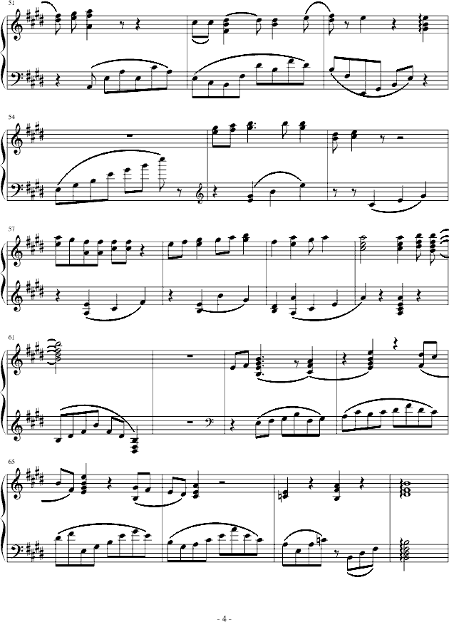 爱的翅膀-修正版-钢琴谱(钢琴曲)-韩庚4