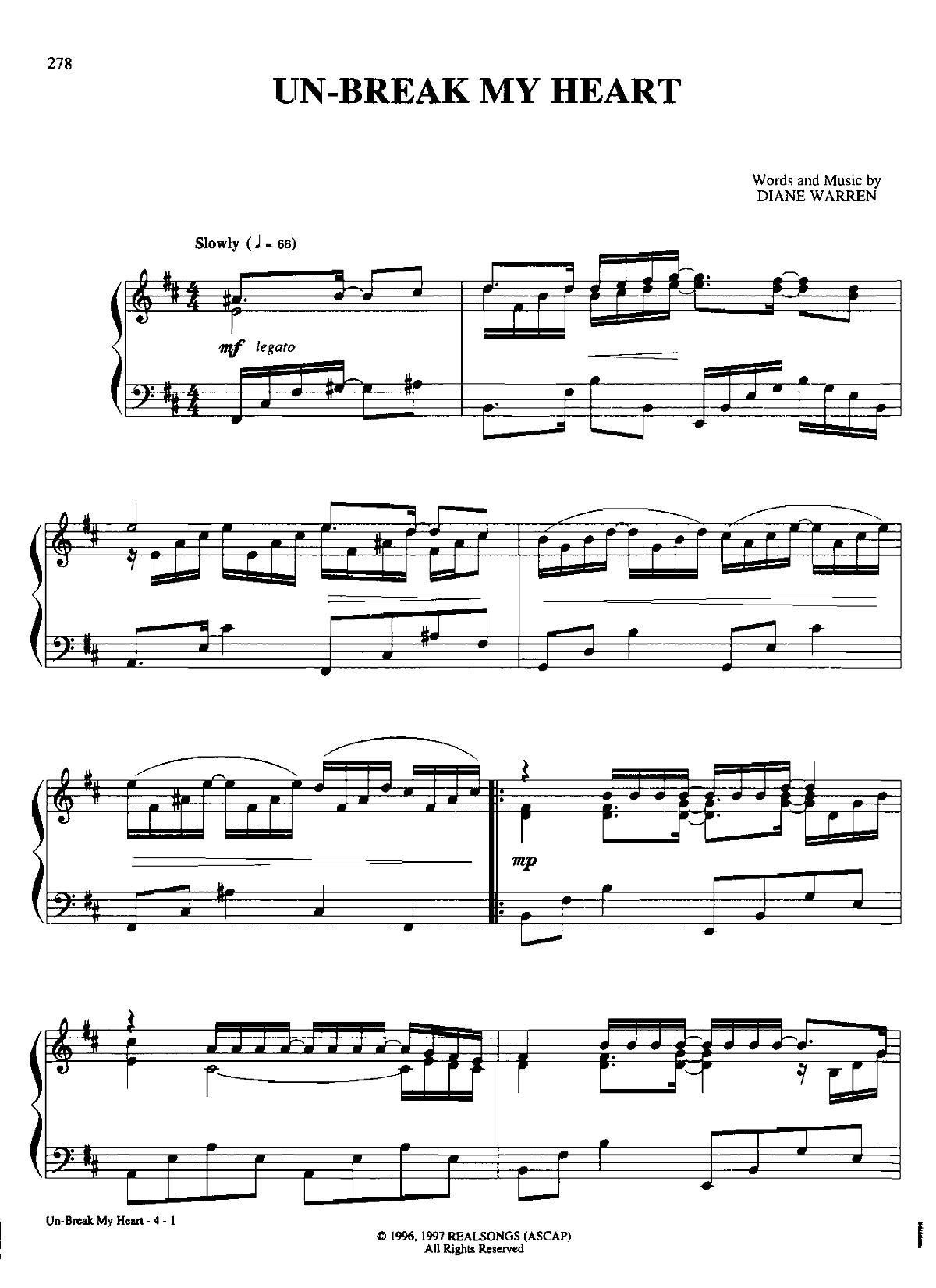 UN-BREAK MY HEART(Dan Coates 流行情调 集)1