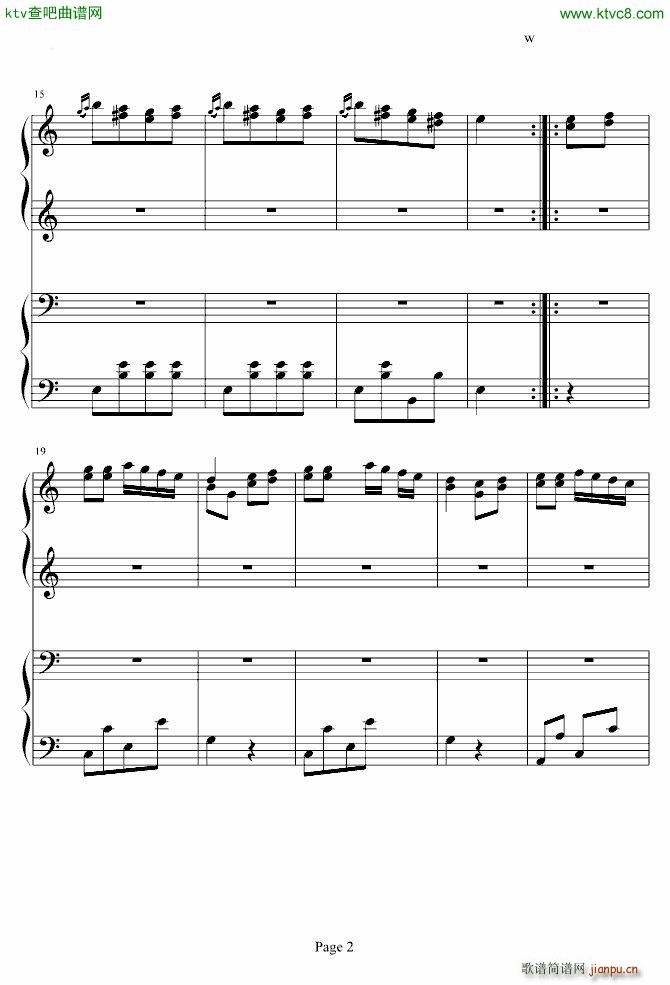 土耳其进行曲 四手联弹 李云迪_周杰伦2