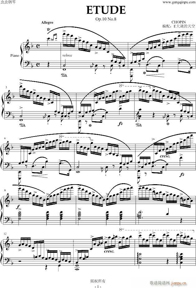 肖邦练习曲8_肖邦-chopin1