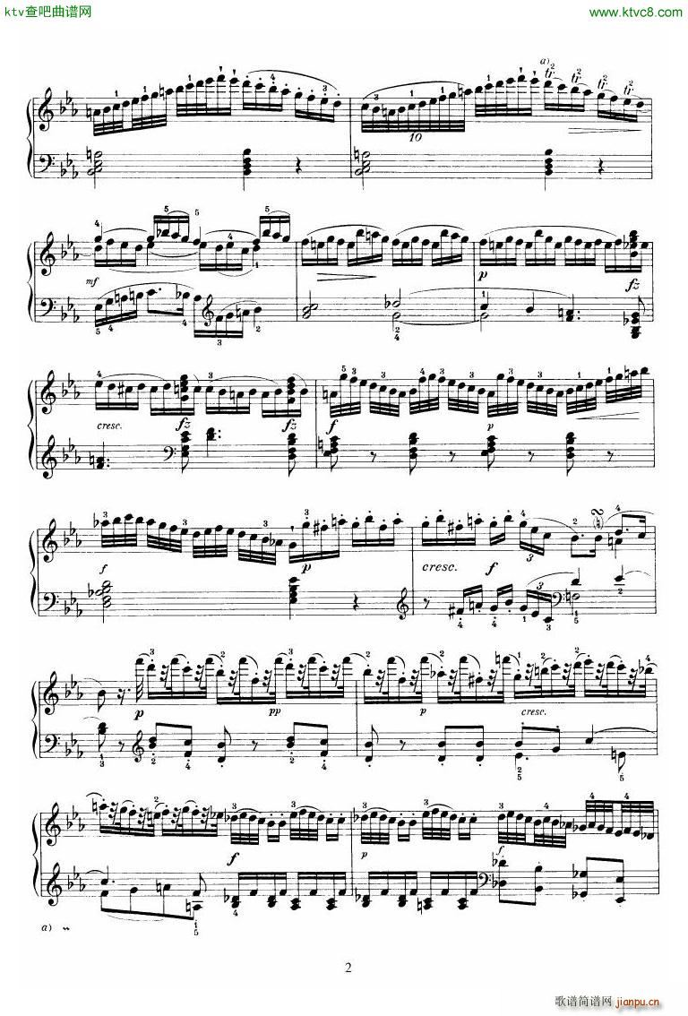 Piano Sonata No 52 in Eb2