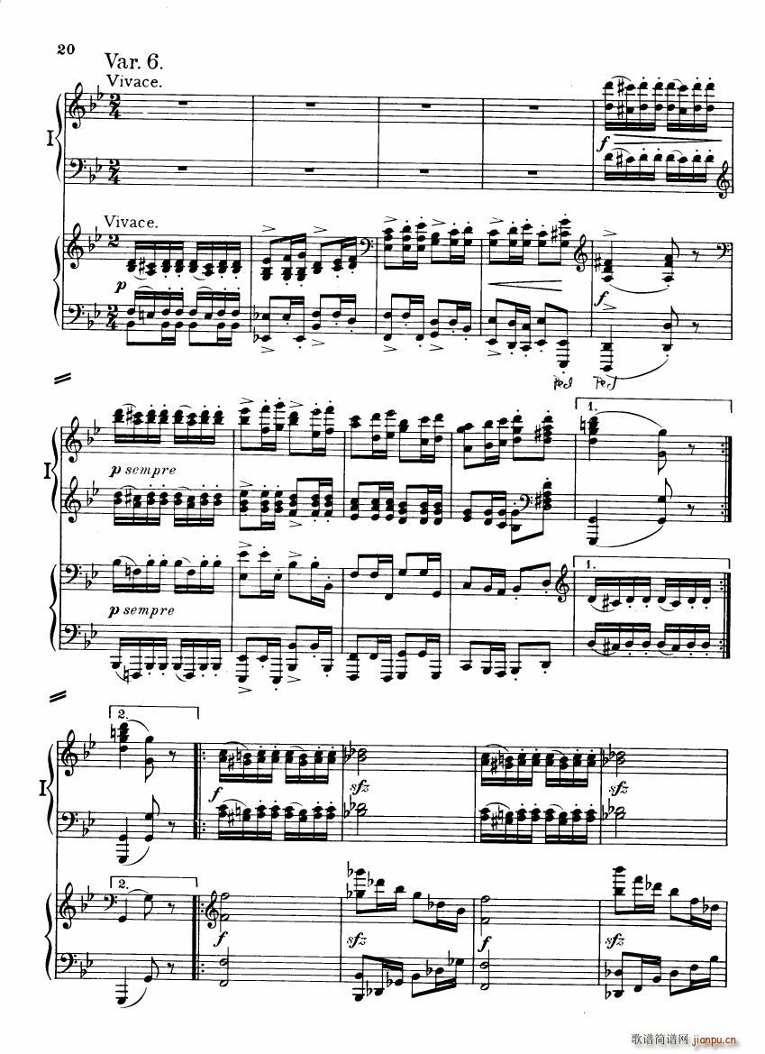 Brahms Variations on a theme by Haydn19