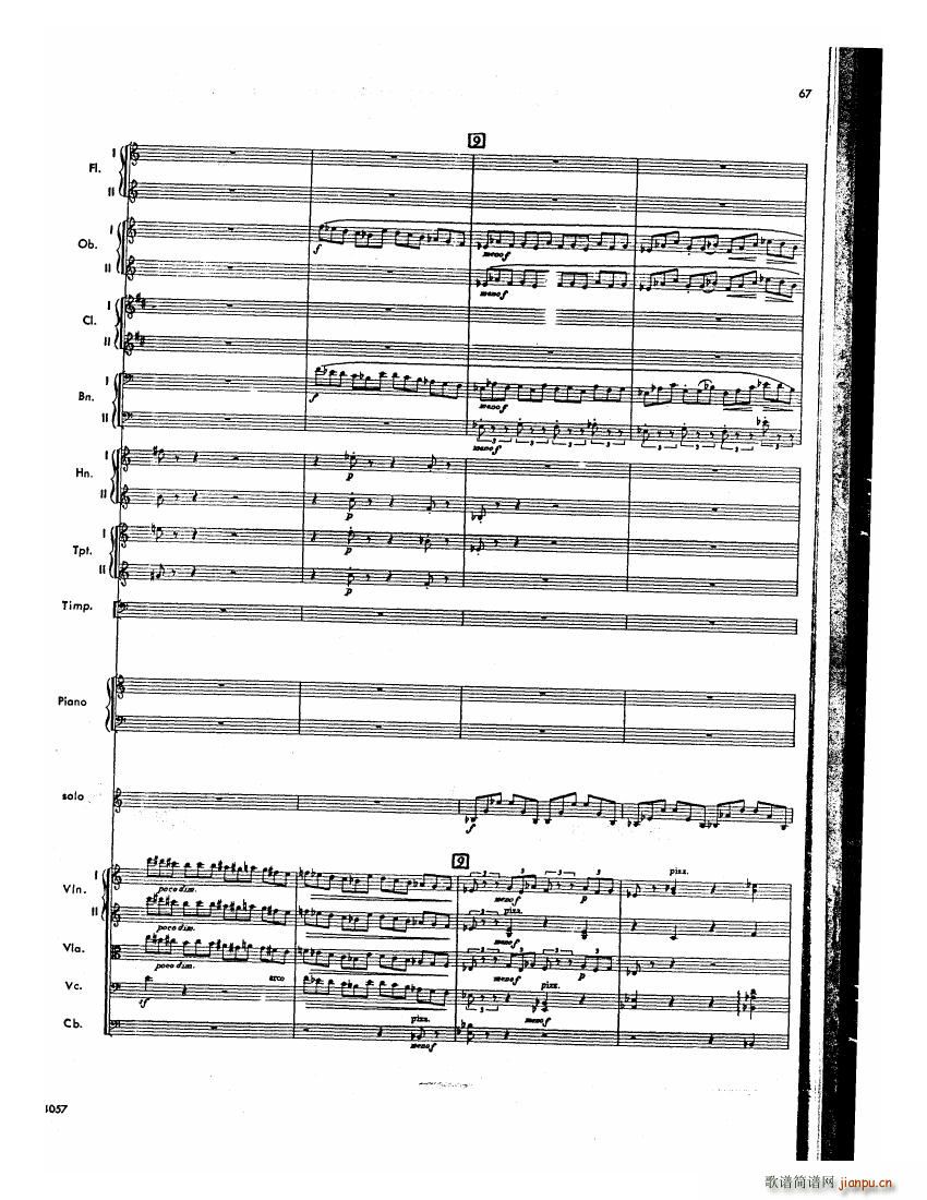 Barber op 14 Violin Concerto Score 二26