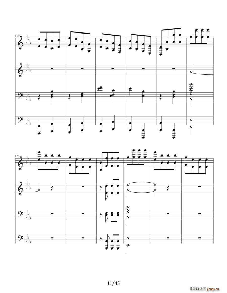 命运交响曲（四手联弹）13