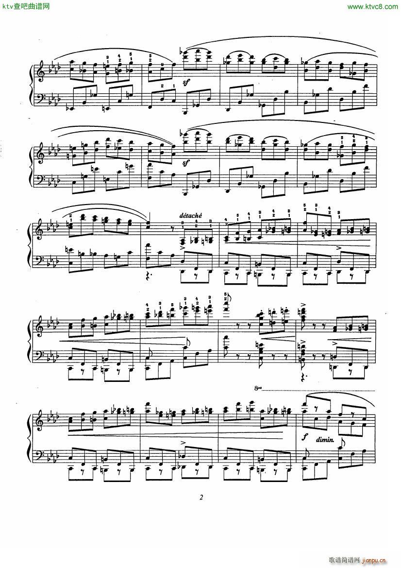 Etude No 9 D après Rossini2