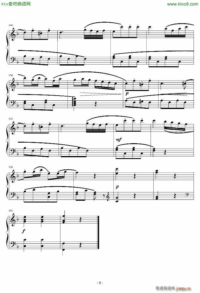 贝多芬F大调小奏鸣曲_贝多芬 beethoven8