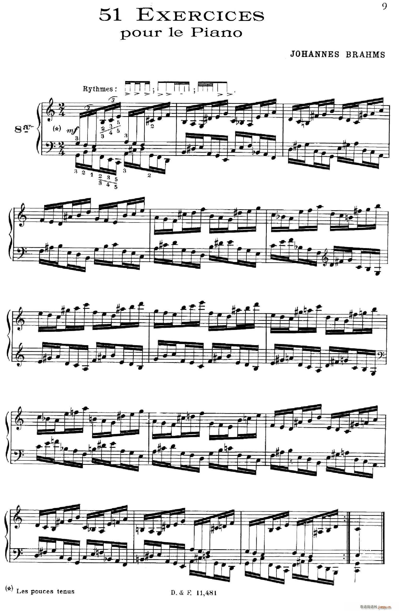 51 Exercises WoO 6(51首钢琴练习 8―12)1