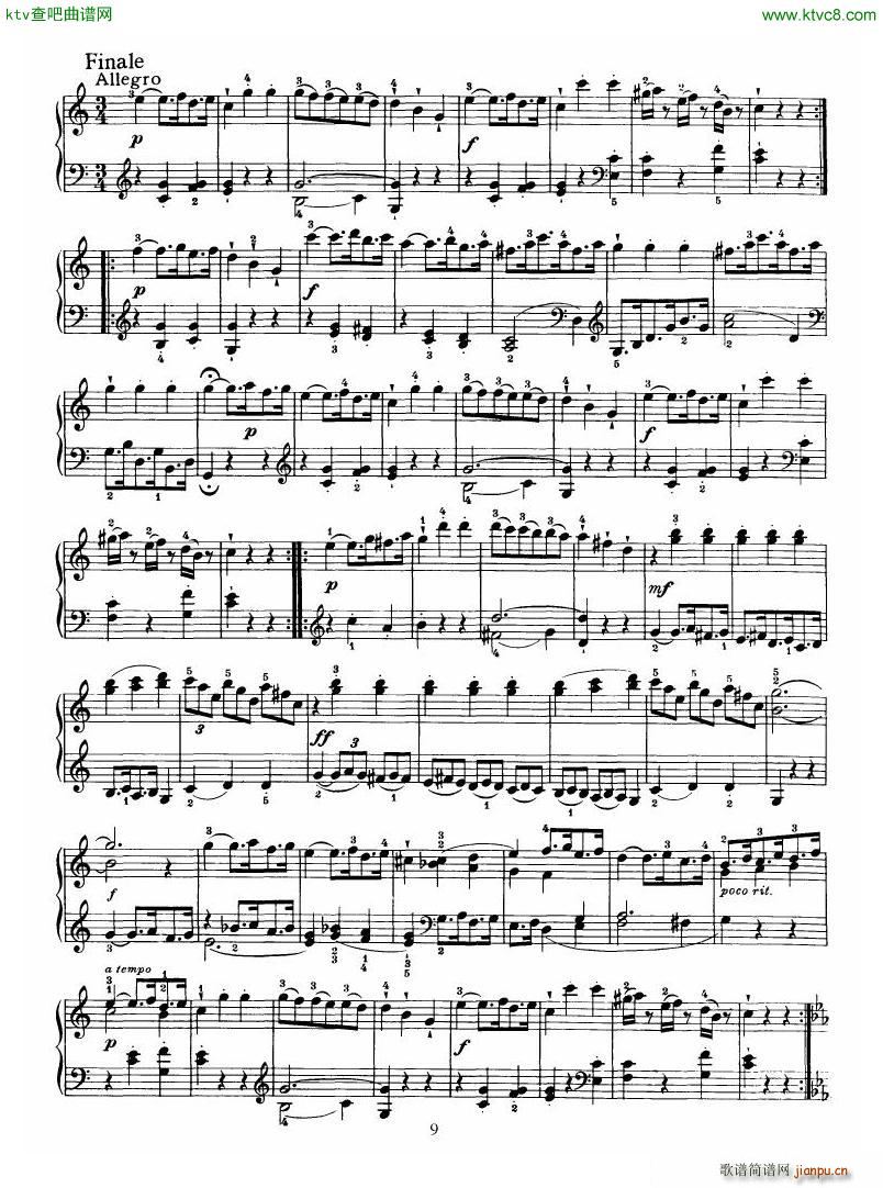 Haydn Piano Sonata No 35 In C9