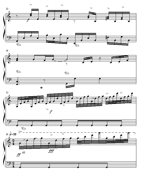 水边的阿狄丽娜-HK375-钢琴谱(钢琴曲)-克莱德曼3