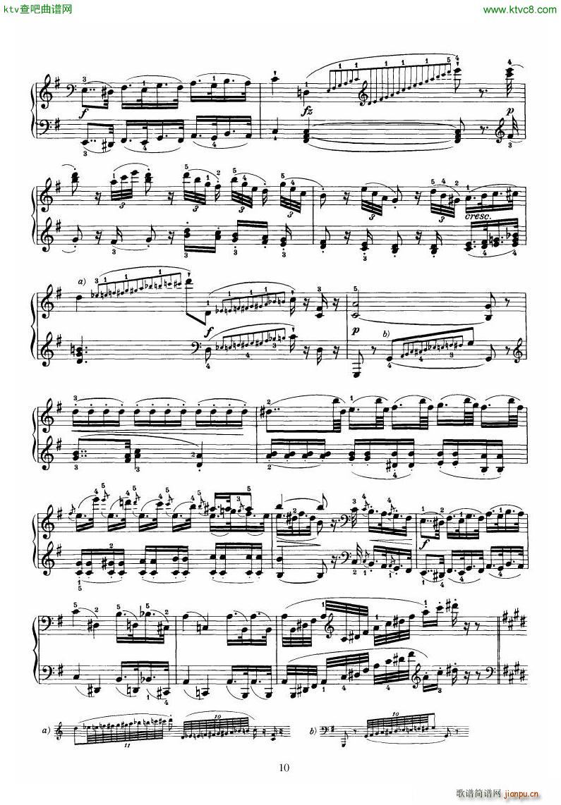 Piano Sonata No 52 in Eb10