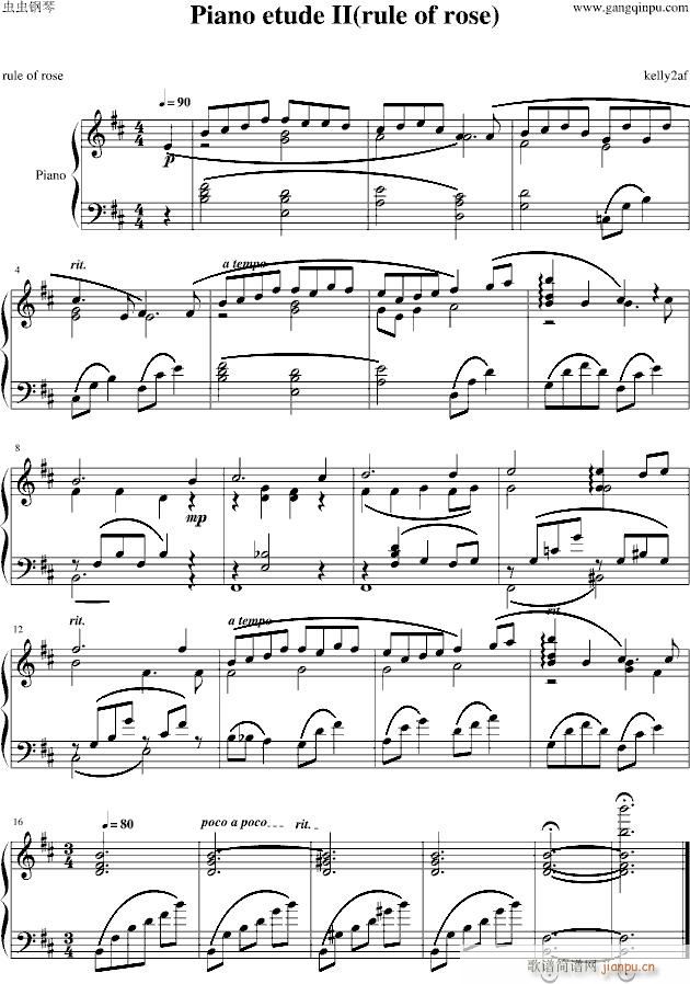Piano etude II（rule of rose）_蔷薇守则1