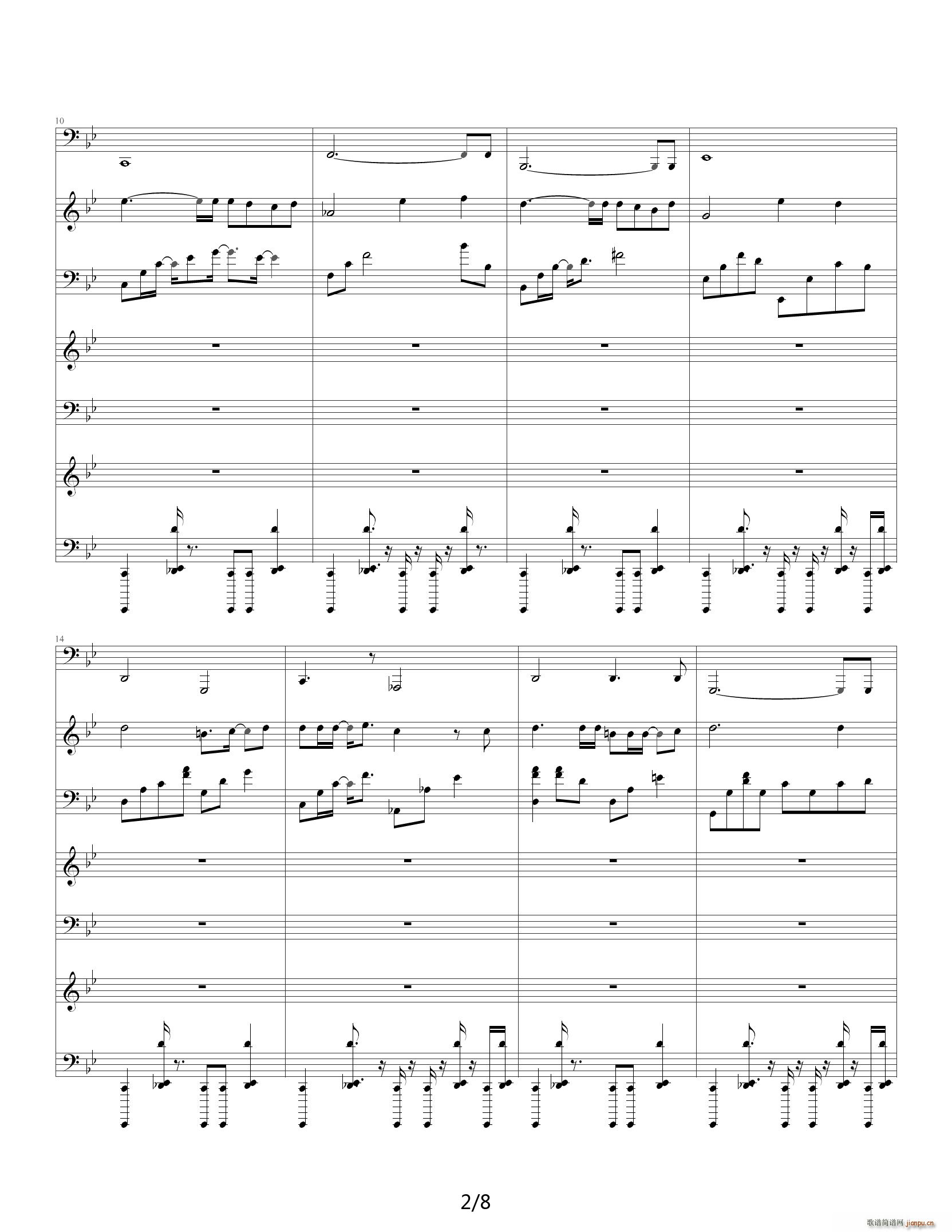 贝多芬的悲伤 降B调2