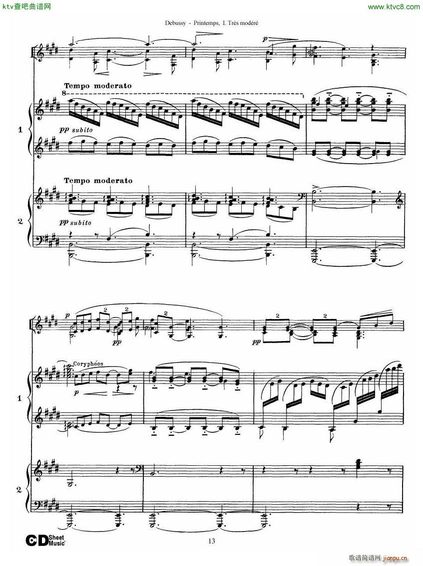 Debussy Printemps I13