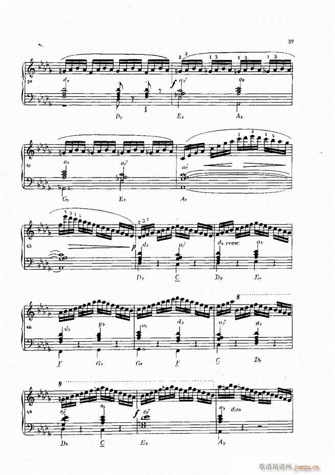 车尔尼手风琴练习曲集 Ⅳ39