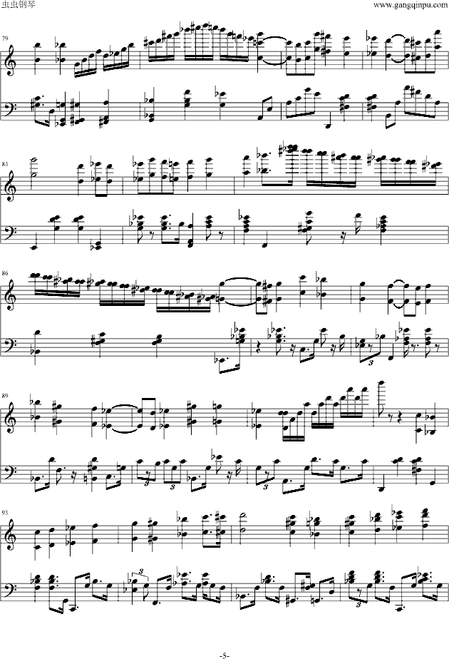 Magic Waltz基本接近原版-钢琴谱(钢琴曲)-海上钢琴师5