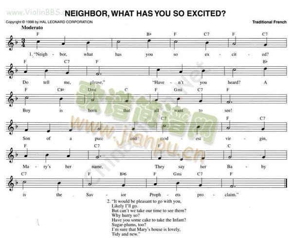 127.NEIGHBOR,WHAT HAS YOU SO EXCITED?1