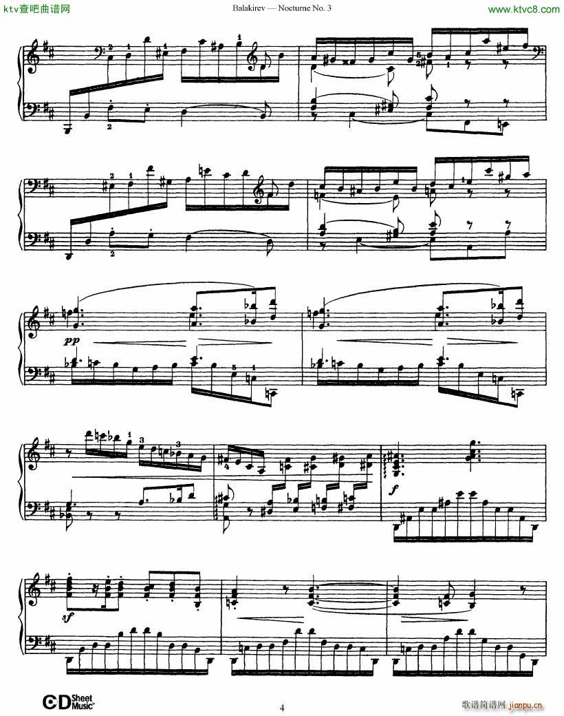 Balakirev Nocturne No 34