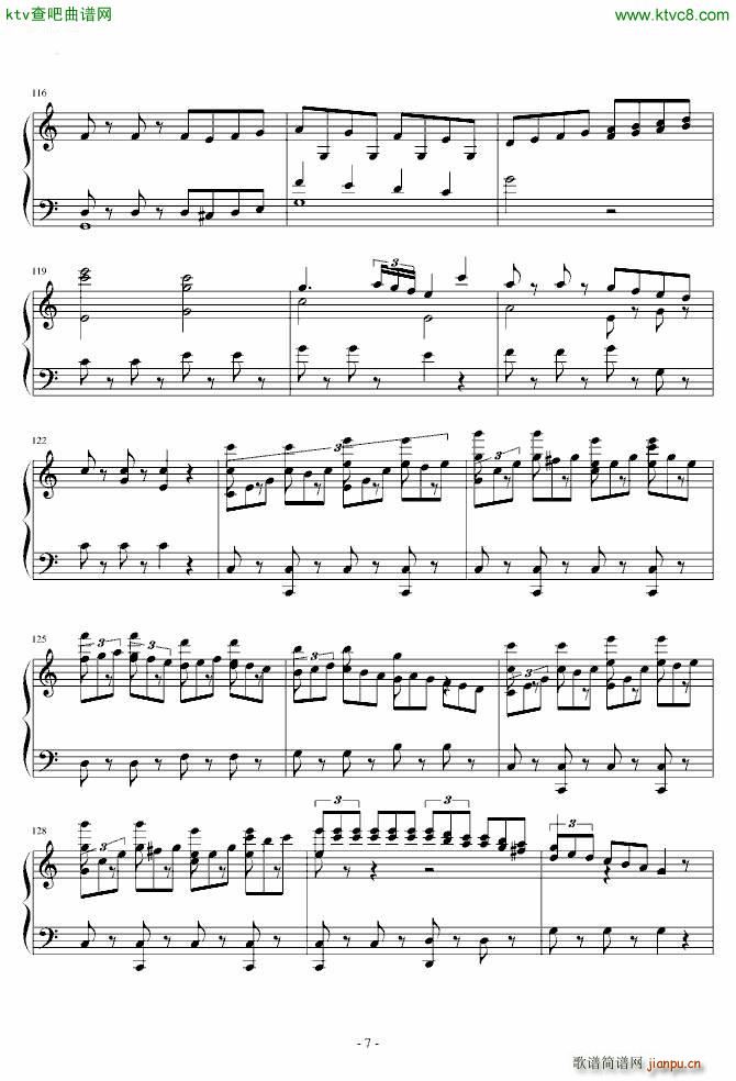 惊愕钢琴曲_海顿7
