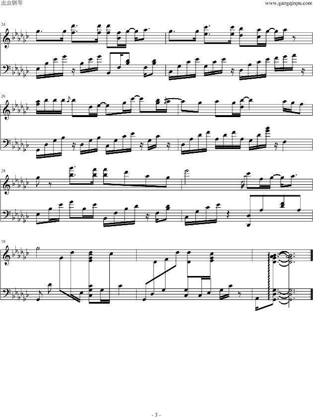 爱笑的眼睛-钢琴谱(钢琴曲)-徐若�u3