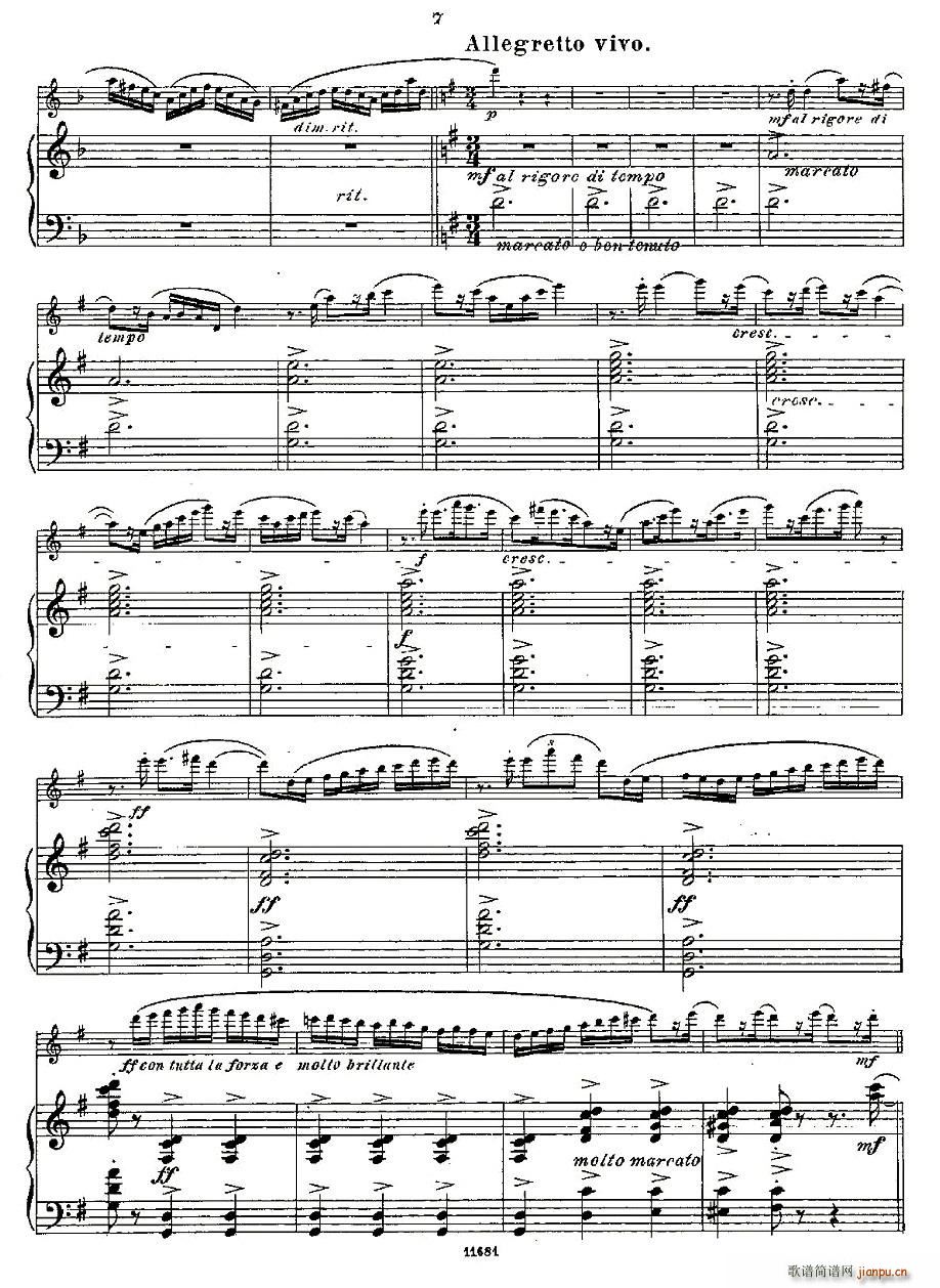 Fantaisies nationales. Op. 59, 4. （长笛+钢琴伴奏）5